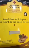 Duo de Bloc de Foie Gras de Canard du Sud-Ouest Mi-Cuit