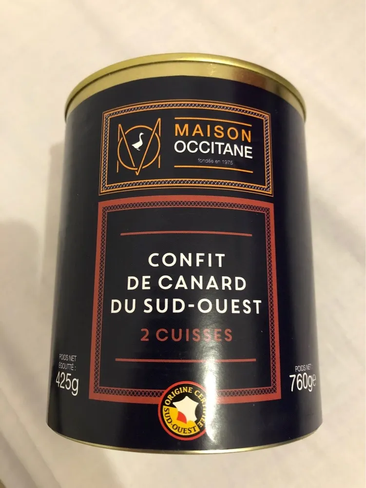 Confit de canard du sud-ouest