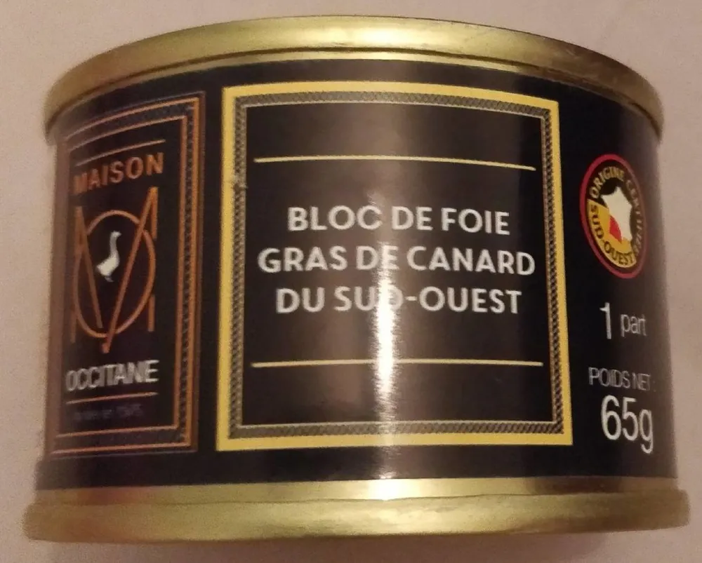 Bloc de foie gras de canard du Sud-Ouest
