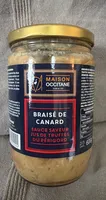Braisé de canard sauce saveur jus de Truffes du Périgord
