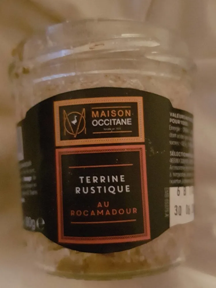 Terrine rustique au rocamadour