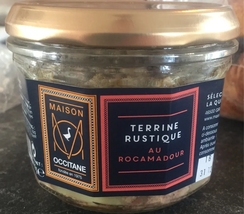 Terrine rustique au rocamadour