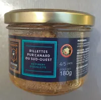 Rillettes pur canard du sud ouest