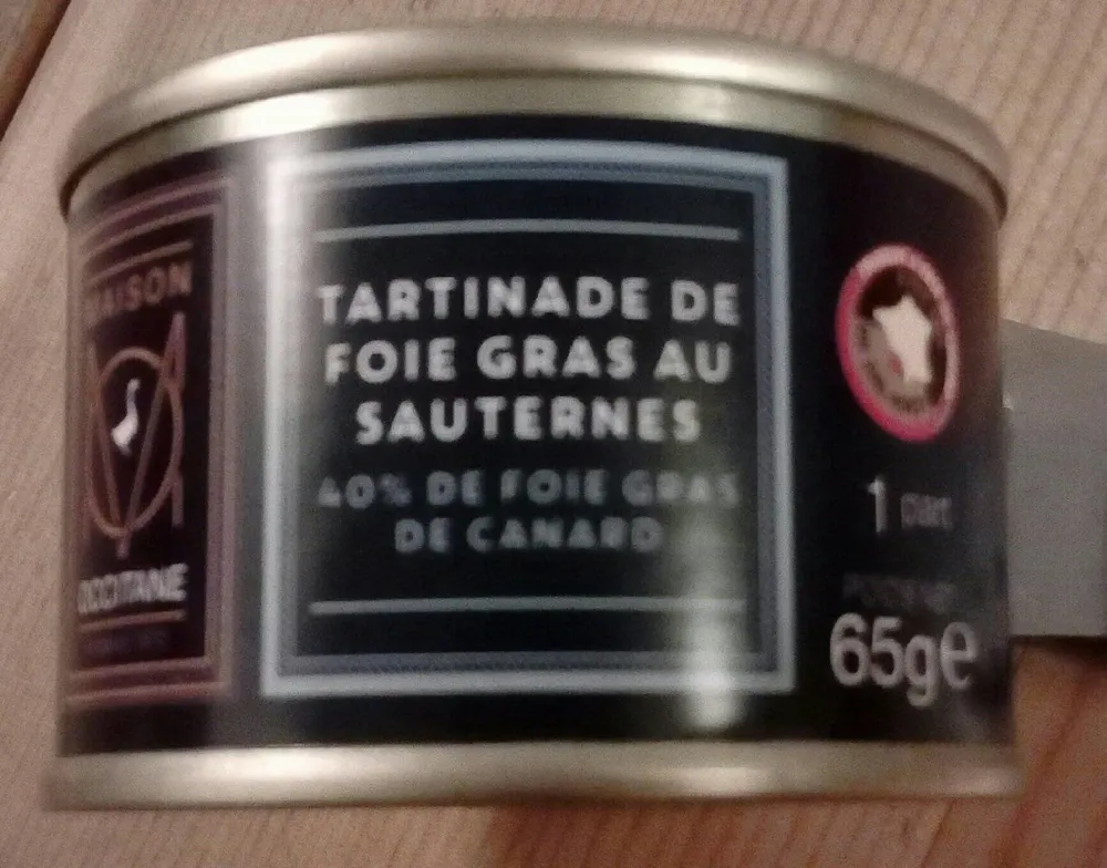 Tartinade de foie gras au sauternes