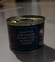 Rillettes pur canard du sud ouest au foie de canard