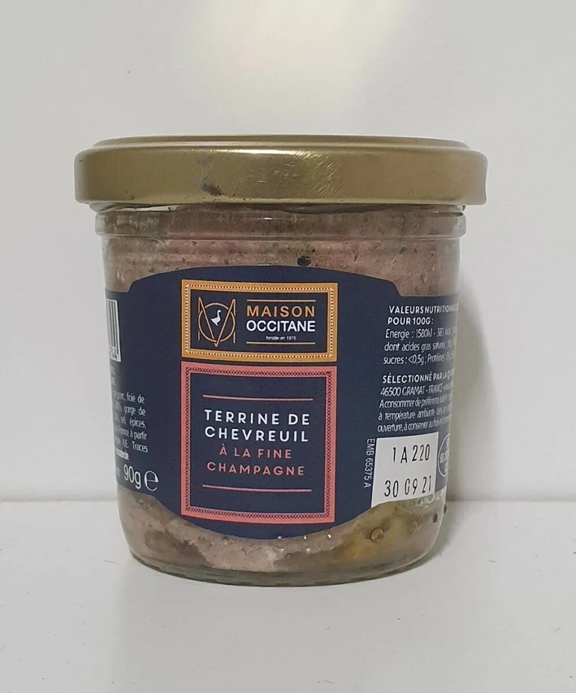 Terrine de chevreuil