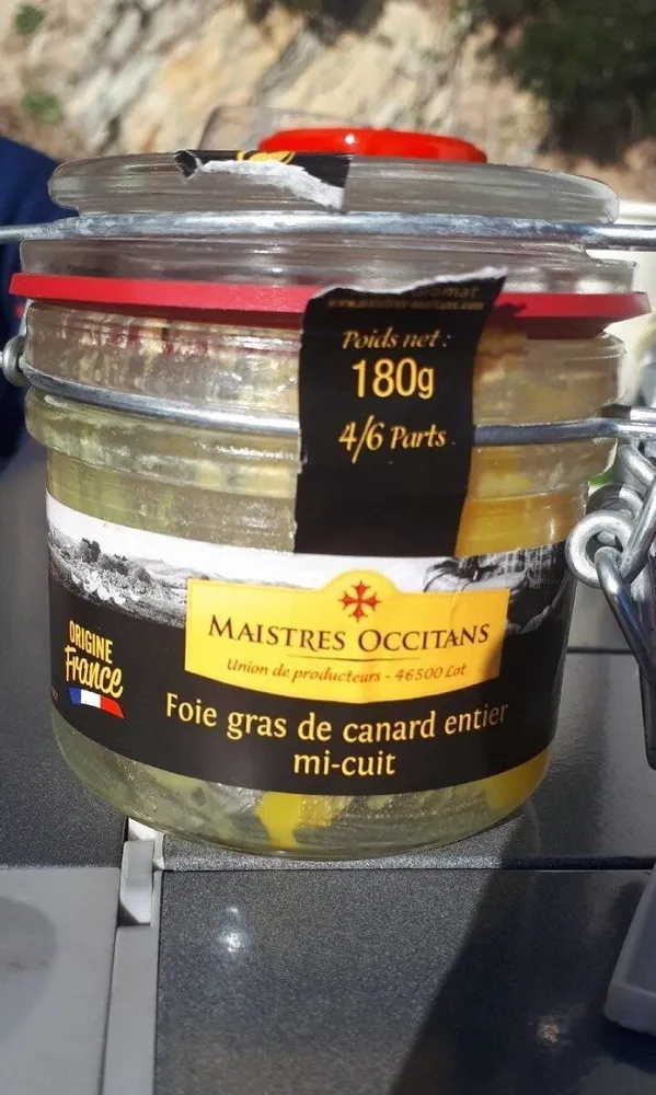 fois gras de canard entier mi-cuit