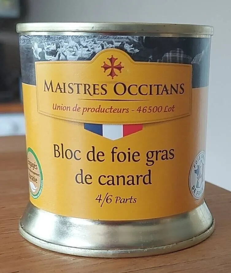Bloc de foie gras de canard
