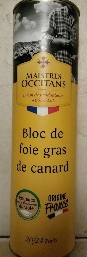 Bloc de foie gras de canard
