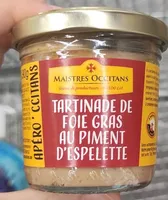 Tartinade de foie gras au piment d’espelette