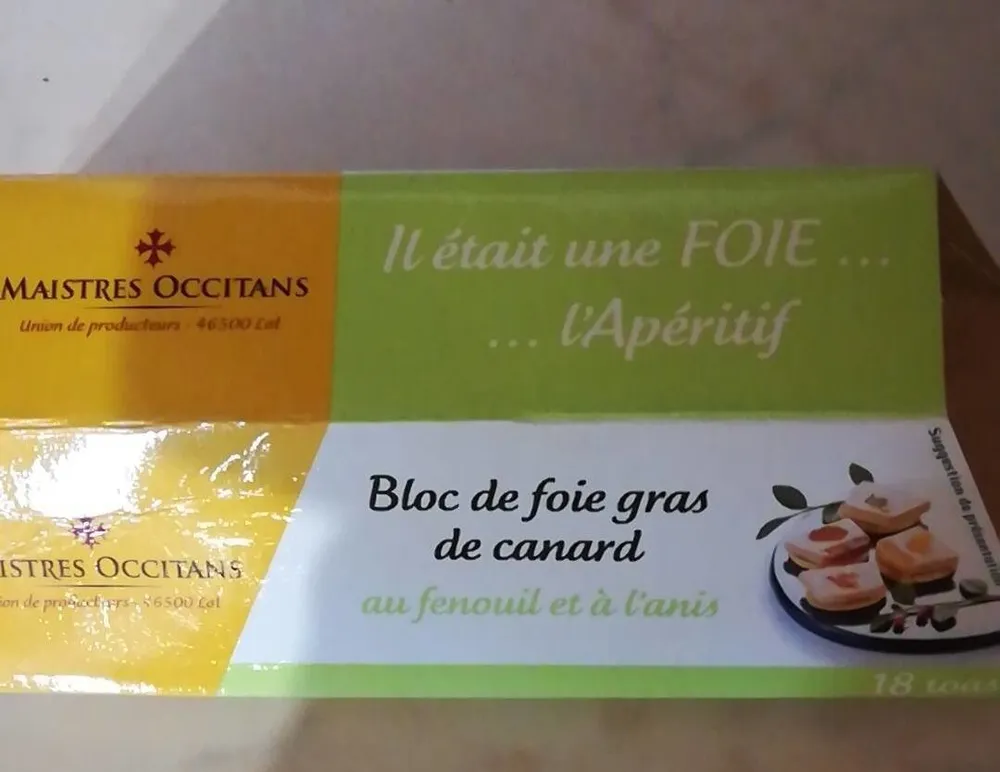 Bloc de foie gras de canard