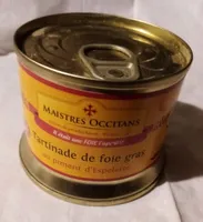 Tartinade de foie gras au piment d'Espelette
