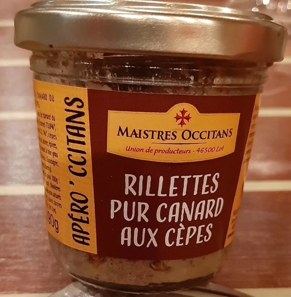 Rillettes pur canard aux cèpes