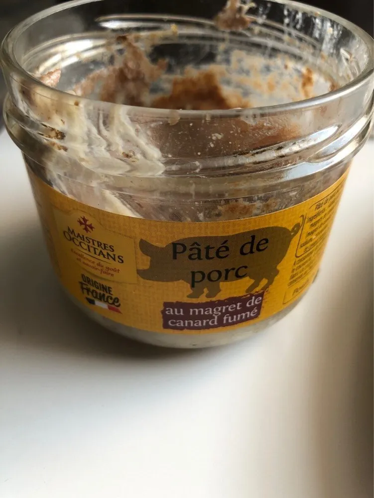 Pâté de porc au magret de canard fume