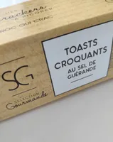 Toasts croquants au sel de Guérande