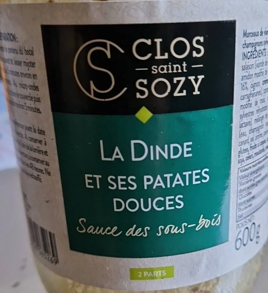 La dinde et ses patates douces