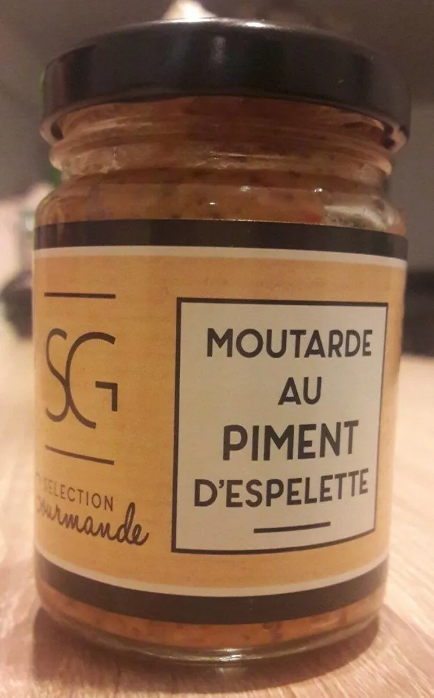Moutarde au piment d'Espelette
