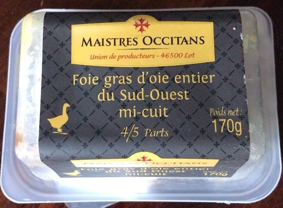 Foie gras d’oie entier du sud ouest mi-cuit
