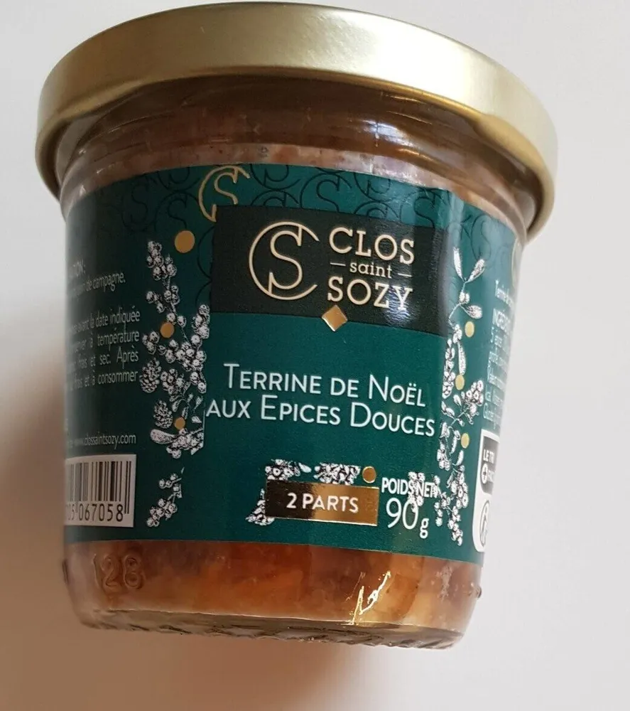 Terrine de noel aux épices douces