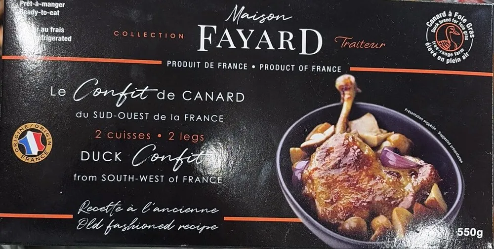 Le confit de canard