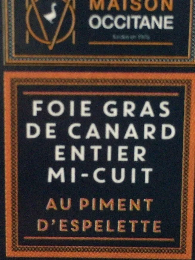 Foie gras de canard entier mi-cuit