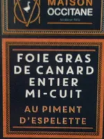 Foie gras de canard entier mi-cuit