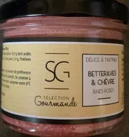 Délice à tartiner bettraves & chèvre baies roses