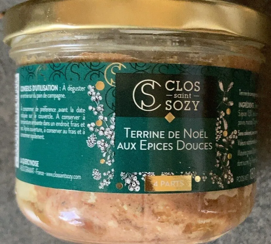 Terrine de Noel aux Epices Douces