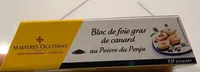 Bloc de foie gras de canard au poivre du penja