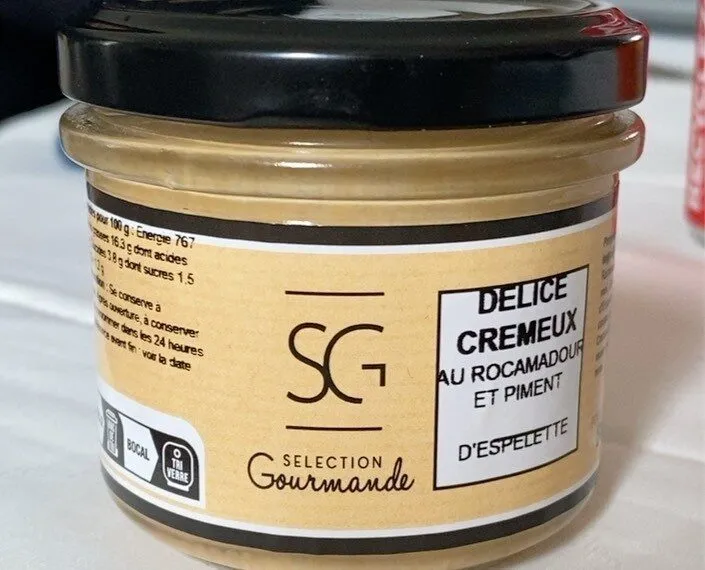 delice cremeux au rocamadour et piment d’espelette