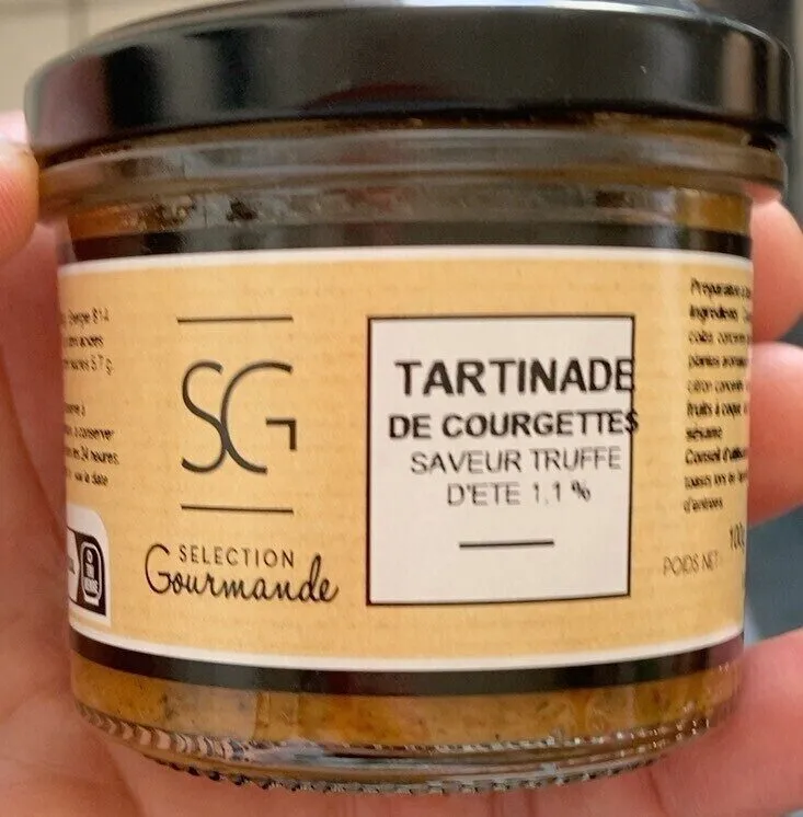 Tartinade de courgettes saveur truffe d’été 1%