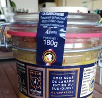Foie gras de canard entier du Sud-Ouest à l'armagnac