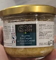 Rillettes pur canard au foie de canard