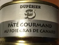 Pâté gourmand au foie gras de canard