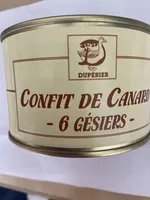 Confit de canard : 6 gésiers