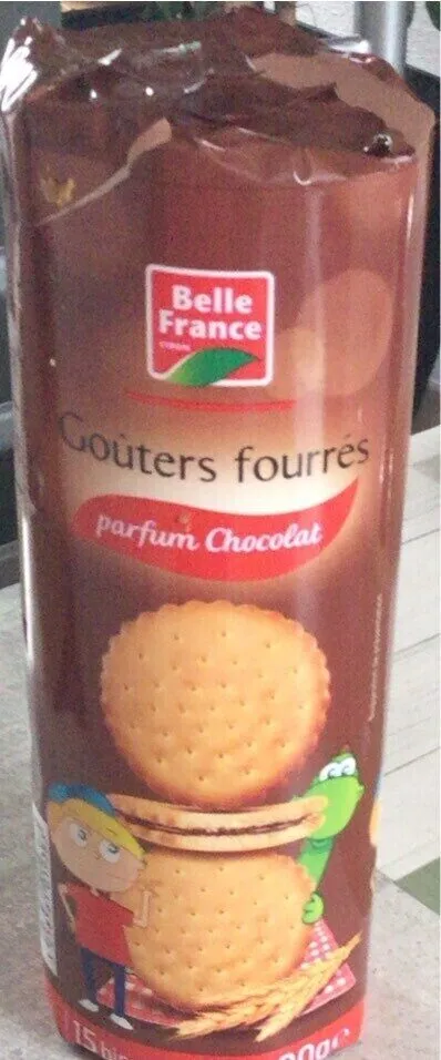 Goûters fourrés parfum chocolat