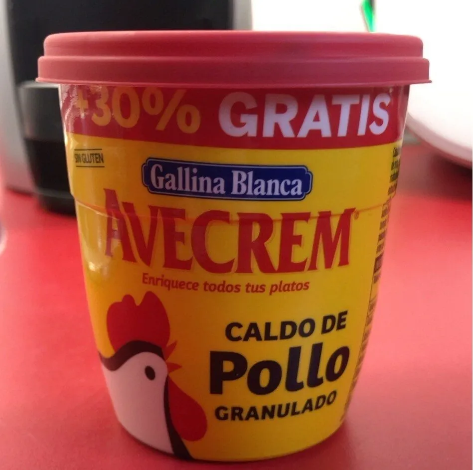 caldo de pollo granulado