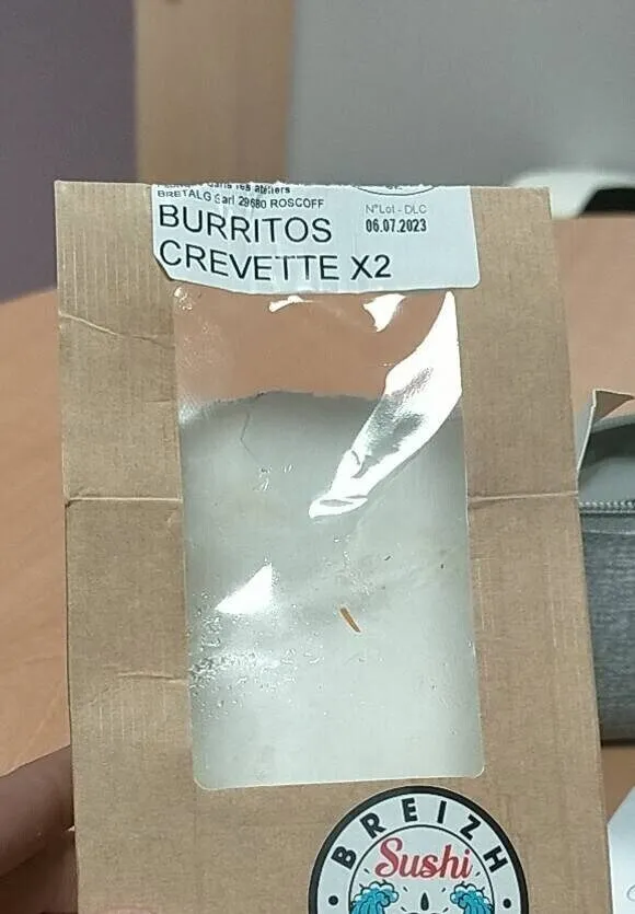 Burritos crevettes