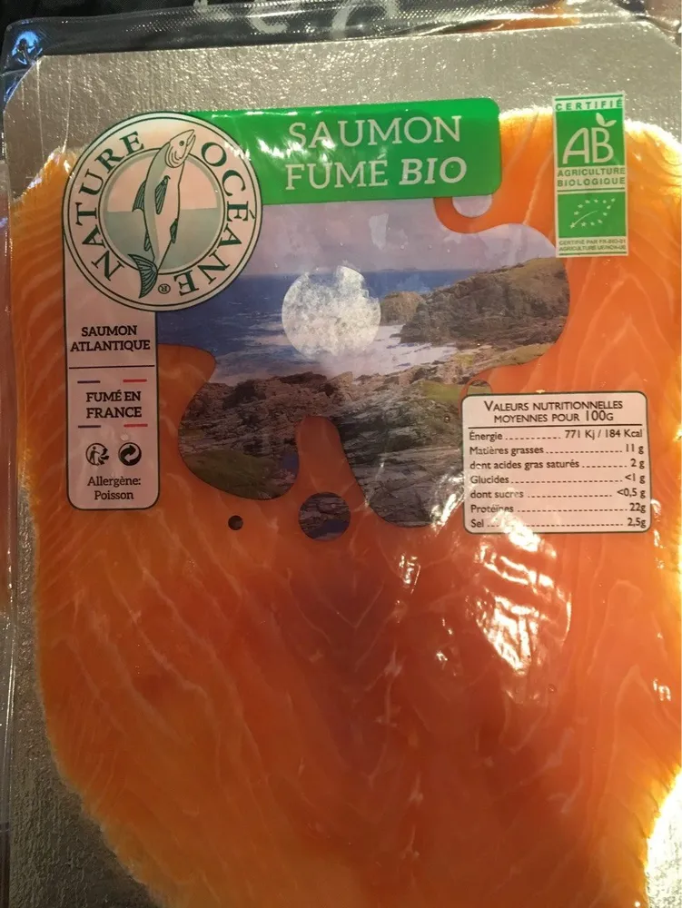 Saumon Fume Bio 4 Tranches Environ