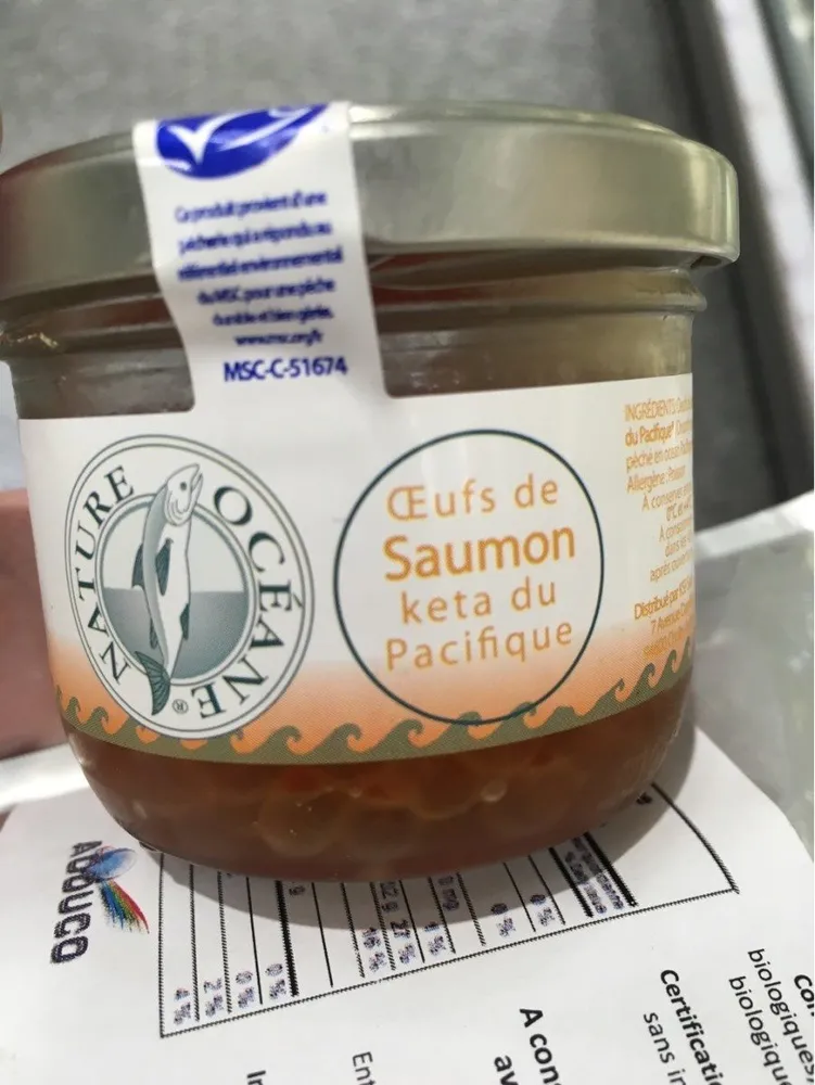 Oeuf de saumon sauvage BIO