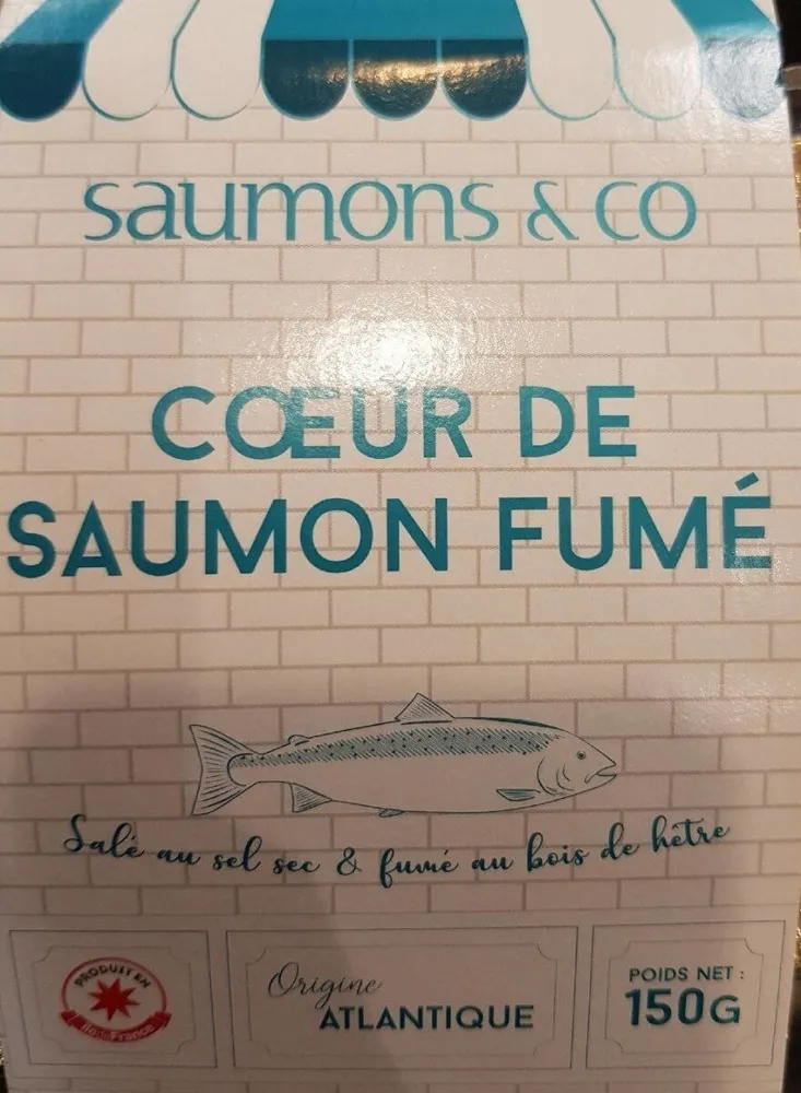 Cœur de saumon fumé