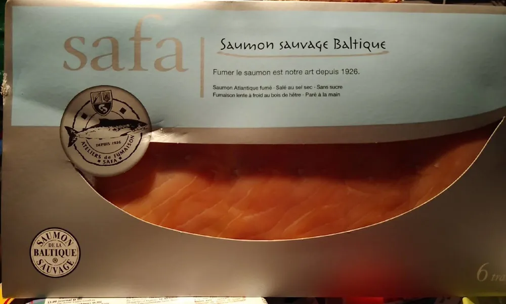 Saumon fumé baltique sauvage