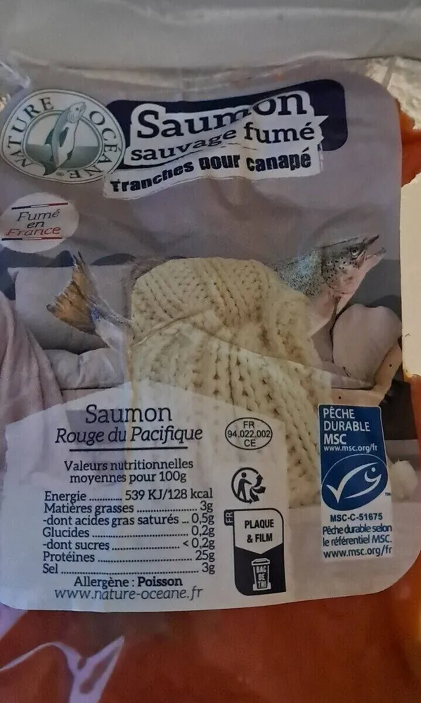 Saumon sauvage fumé tranchettrs