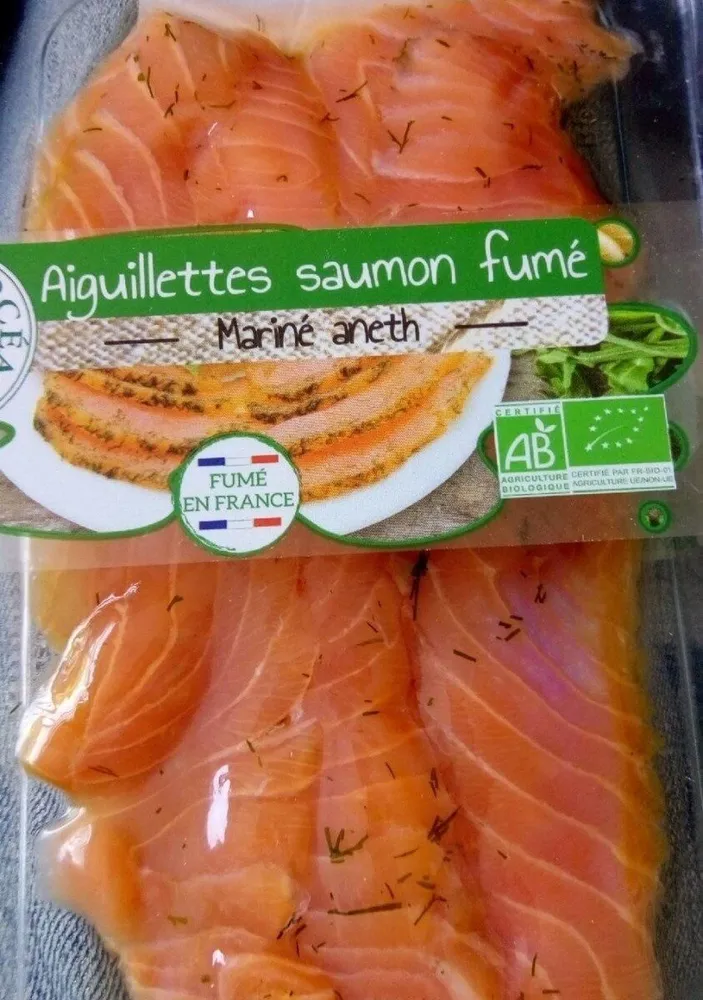 Aiguillettes saumon mariné