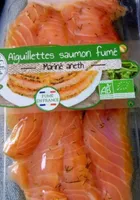 Aiguillettes saumon mariné