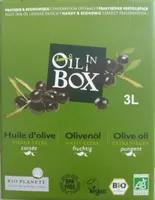 Huile d'olive vierge extra Bio - Oil in box