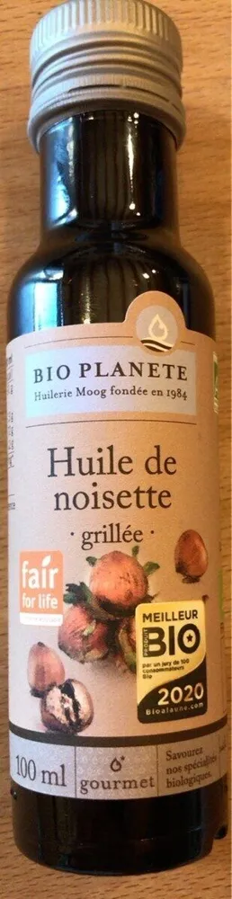 Huile de noisette grillé