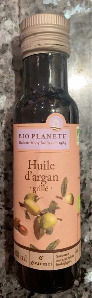 Huile d’argan grillé