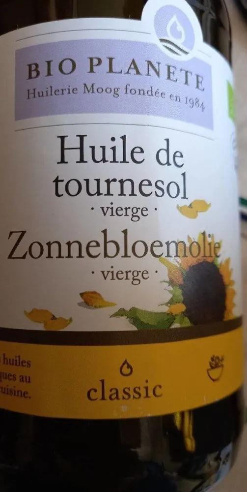 Huile de Tournesol Vierge