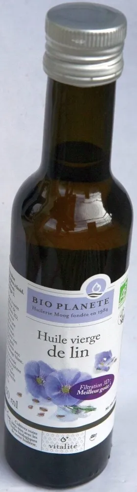 Huile vierge de lin
